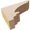 Ekena Millwork 3"W x 9"D x 6"H Classic Diane Rough Cedar Woodgrain TimberThane Corbel, Primed Tan CORUR03X09X06DIARCPR - alternate 4
